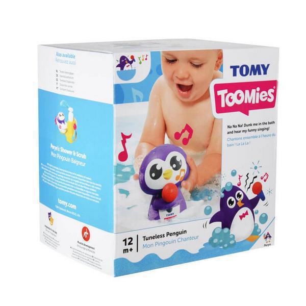 Tomy Toomies Βρεφικό Παιχνίδι Μπάνιου Πιγκουίνος Με Ήχους Για 12+ Μηνών