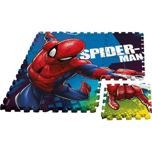Πάζλ Δαπέδου Marvel Spiderman Eva Λάστιχο 9τμχ Με τσάντα Αποθήκευσης 31,5x31x5x10cm.