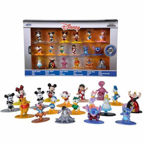 Σετ Disney 18 Μεταλλικές Φιγούρες 4cm Jada Toys