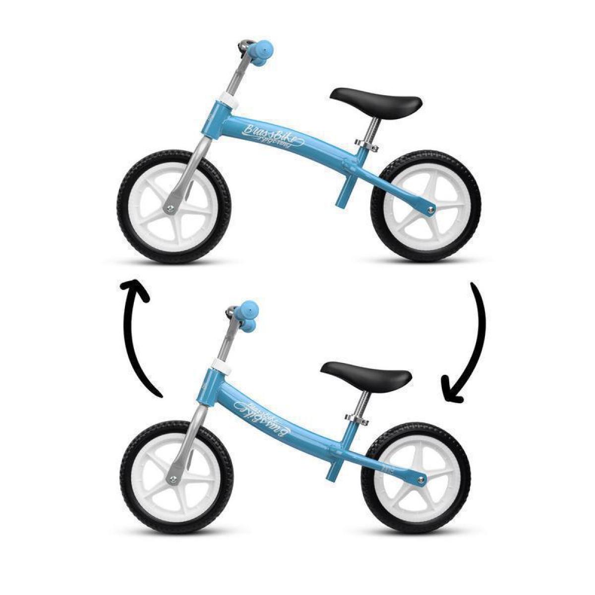 Ποδήλατο Ισορροπίας 3-6 Ετών Metal Balance Bike Brass Toyz By Caretero Μπλε