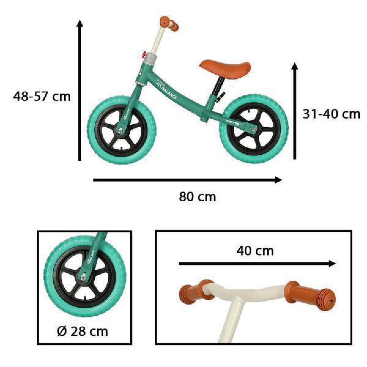 Ποδήλατο Ισορροπίας Cross-Country "Trike Fix Balance" Τυρκουάζ Ως 35 Κιλά