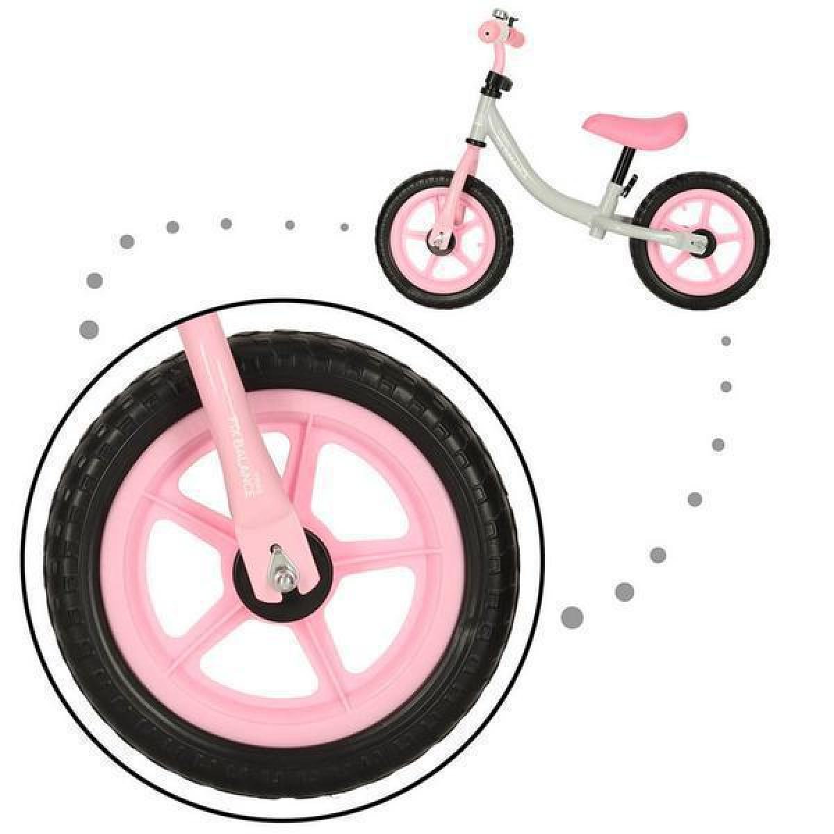 Ποδήλατο Ισορροπίας Cross-Country "Trike Fix Balance" Λευκό-Ροζ Ως 35 Κιλά