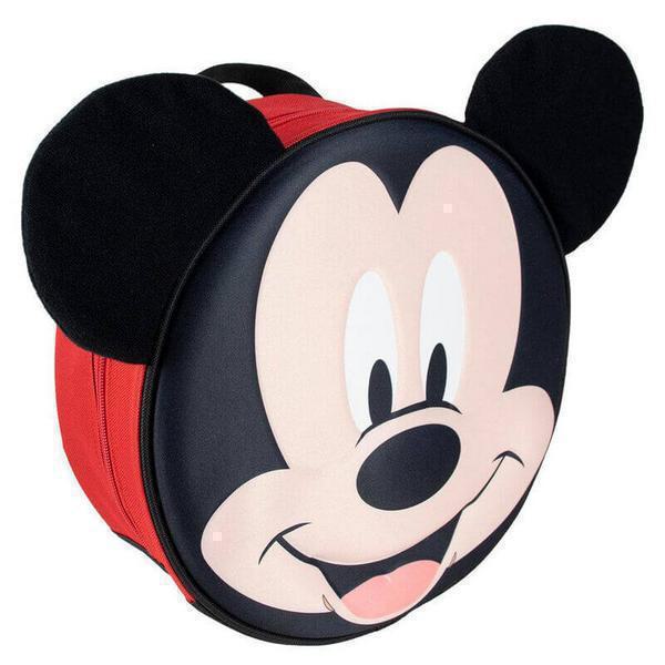 Cerda Σχολική Τσάντα Πλάτης Νηπιαγωγείου Σε Κόκκινο Χρώμα Disney Mickey 3D 27cm