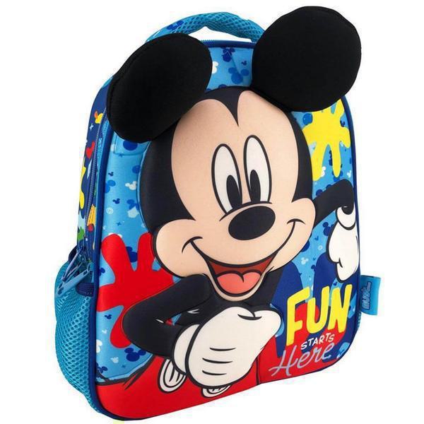 Σχολική Τσάντα Πλάτης Νηπίου Disney Mickey Mouse Fun Starts Here Must 2 Θήκες