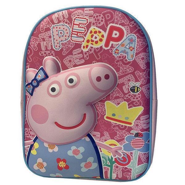 Τσάντα Πλάτης Νηπίου Peppa Pig 3D 31cm