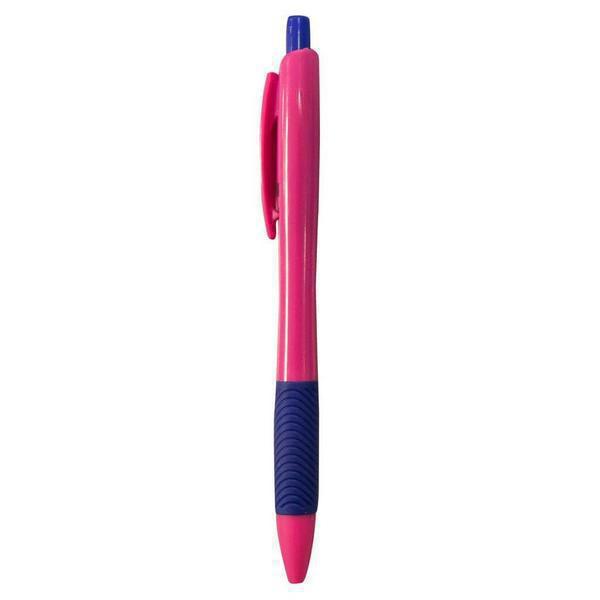 Στυλό Διαρκείας Must με Κουμπί 1mm Ροζ