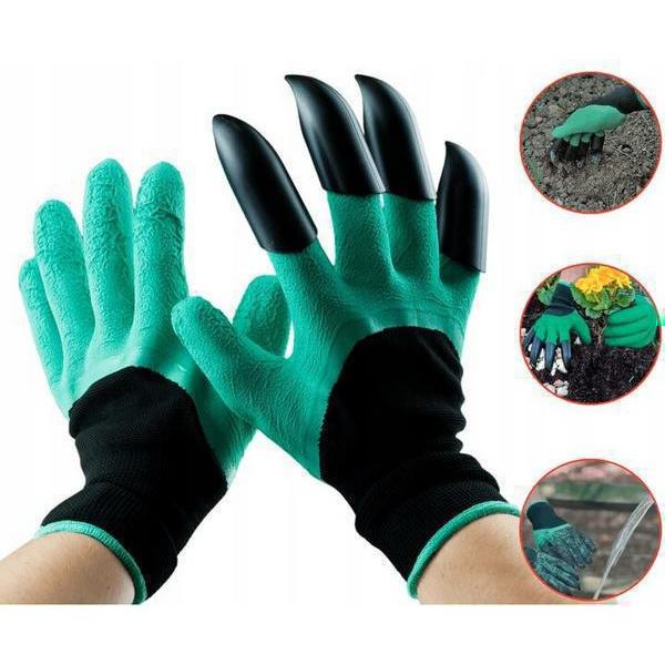 Γάντια Κήπου Με Νύχια Για Σκάψιμο Garden Genie Gloves