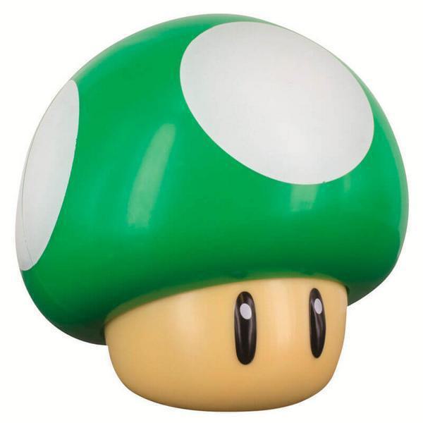 Φωτιστικό Paladone Nintendo Super Mario Mushroom Light Πράσινο Με Ηχο Και Καλώδιο Usb