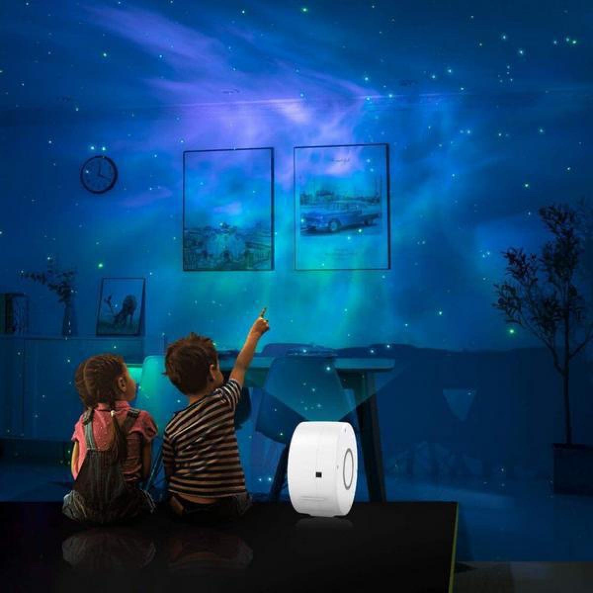 Star Projector 2.0 Επιτραπέζιο Διακοσμητικό Φωτιστικό με Φωτισμό RGB LED σε Λευκό Χρώμα