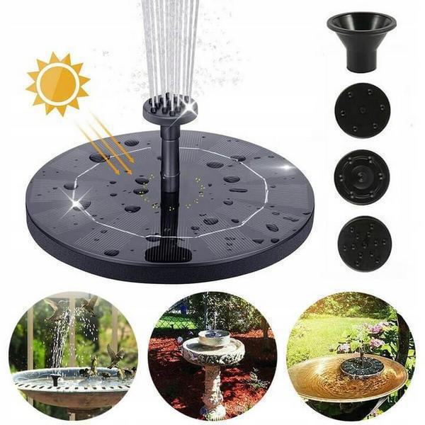 Ηλιακό Συντριβάνι "Fontana Solarna" 16cm Magic Fountain Black