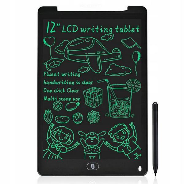 LCD Writing Tablet 12" Μαύρο