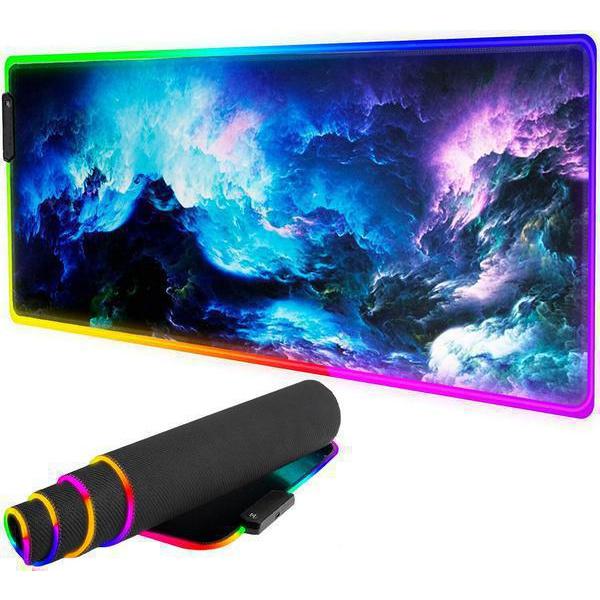 RGB Φωτιζόμενο Mouse Pad Γαλαξίας 80cm x 30cm x 3mm 7 χρωμάτων
