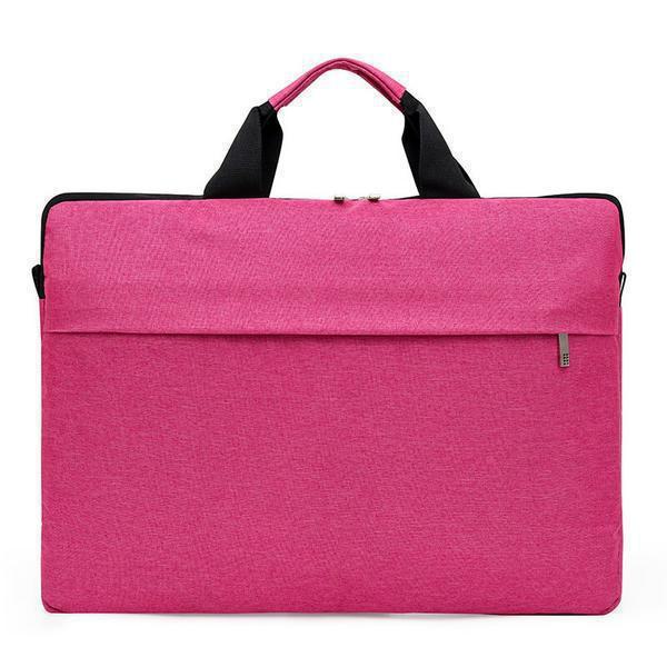 Θήκη - Τσάντα Laptop 14"-15" Με Λαβές Από Αδιάβροχο Ύφασμα Polyester Ροζ BPC-15P