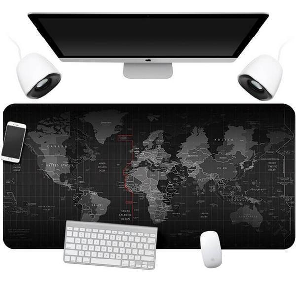 Mouse Pad world map 80 x 30cm