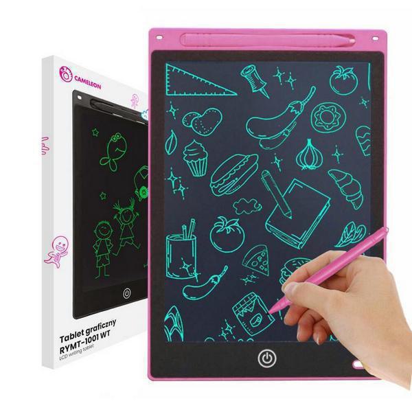 LCD Ηλεκτρονικό Σημειωματάριο Writing Tablet 12" RYMT-1001 WT Ροζ