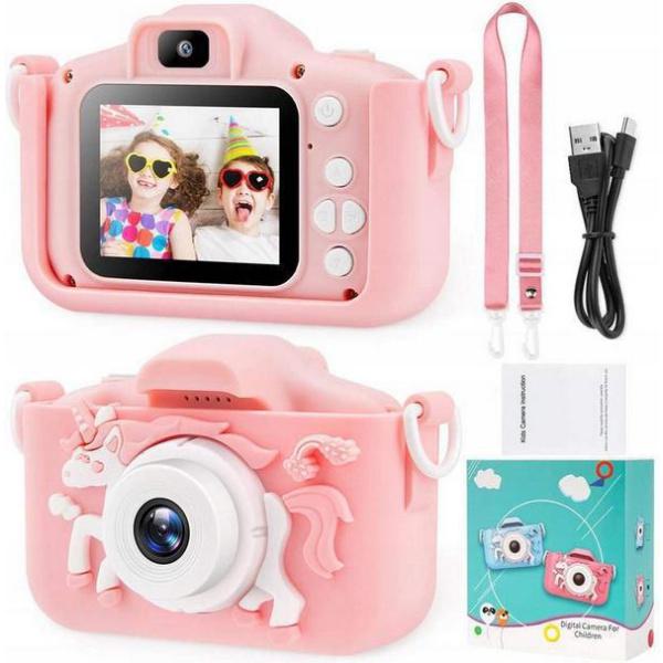 Παιδική Ψηφιακή Φωτογραφική Μηχανή Unicorn Χρώματος Ροζ ABC2