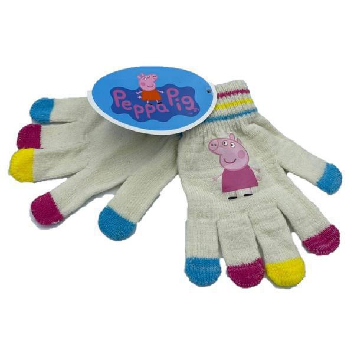 Παιδικά Γάντια Peppa Pig One Size Άσπρα