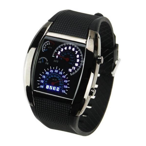 Ρολόι Χειρός Σπορ Rpm Turbo Design Μαύρο Χρώμα