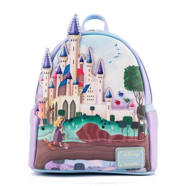 Γυναικεία Τσάντα Πλάτης Loungefly – Disney Castle Series Sleeping Beauty Mini Backpack 26 x 13 x 12 cm