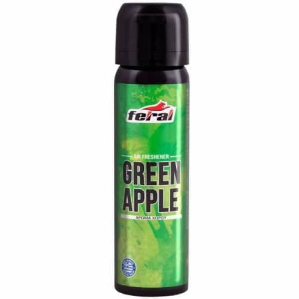 Αρωματικό Αυτοκινήτου Spray Feral Fruity Collection Πράσινο Μήλο 70ml