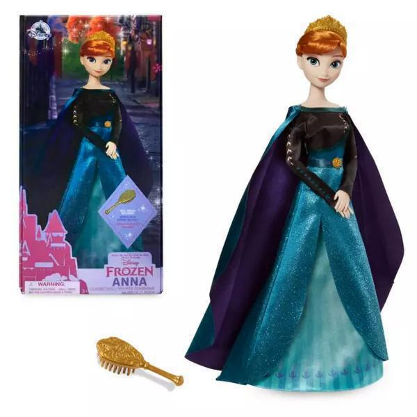 Disney Frozen 2 Anna Κλασική Κούκλα 29cm Με αξεσουάρ 3 ετών και Πάνω